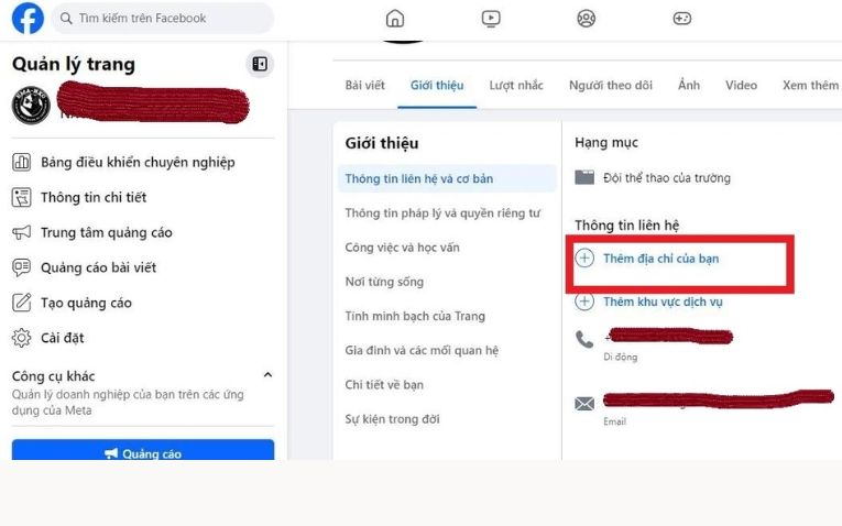 Cách tạo check-in fanpage Facebook trên máy tính bước 4